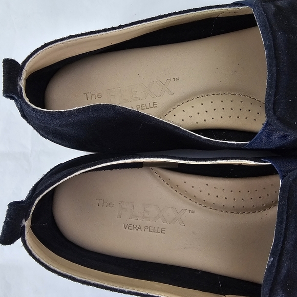 The FLEXX Jazz Navy Suede Leather Tassel Loafers Size 7.5 - Picture 11 of 12